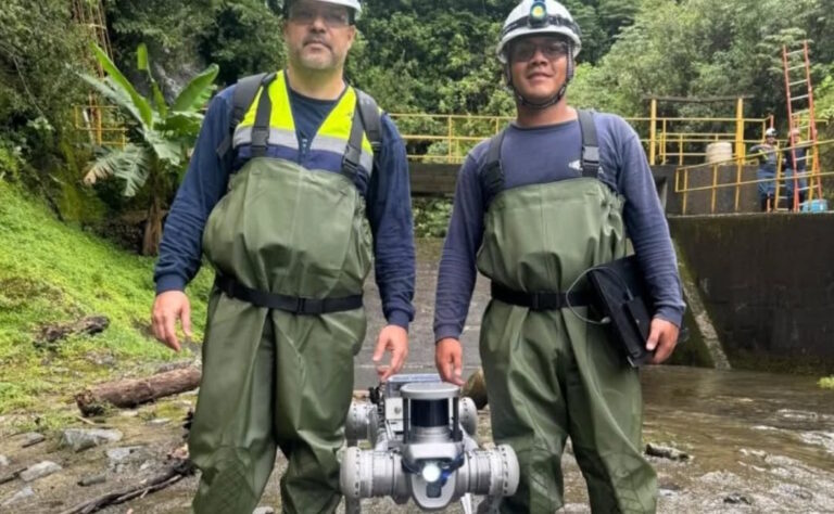 Inspección robótica con Unitree B2 en Hidroeléctrica Fortuna