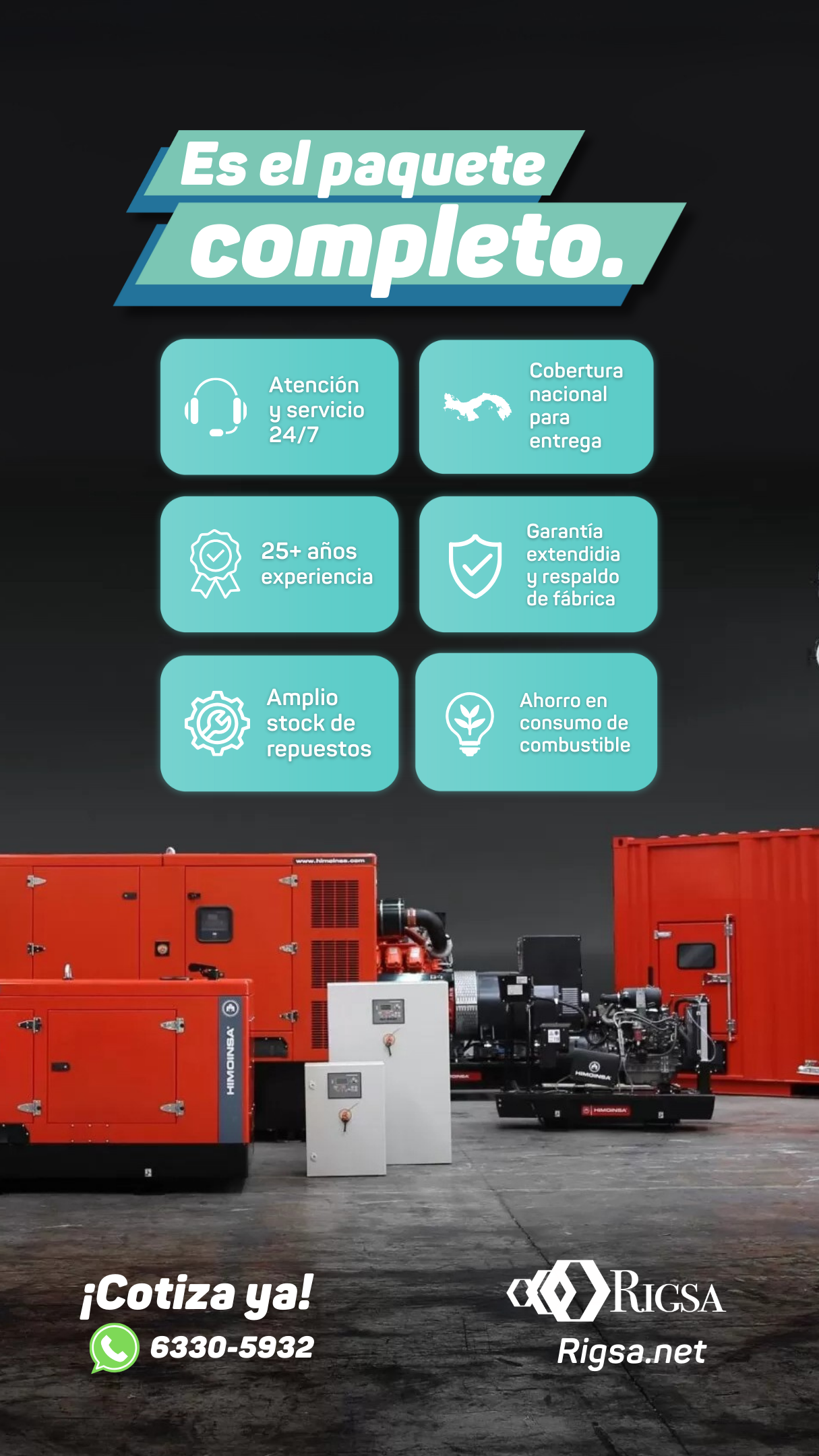 Rigsa: el paquete completo en soluciones, productos y servicios